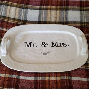 Mudpie tray Mr and Mrs